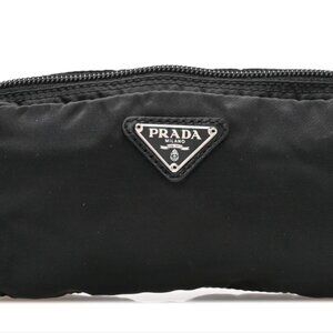 Tessuto Nylon Vela Cosmetic Pouch Black PRADA